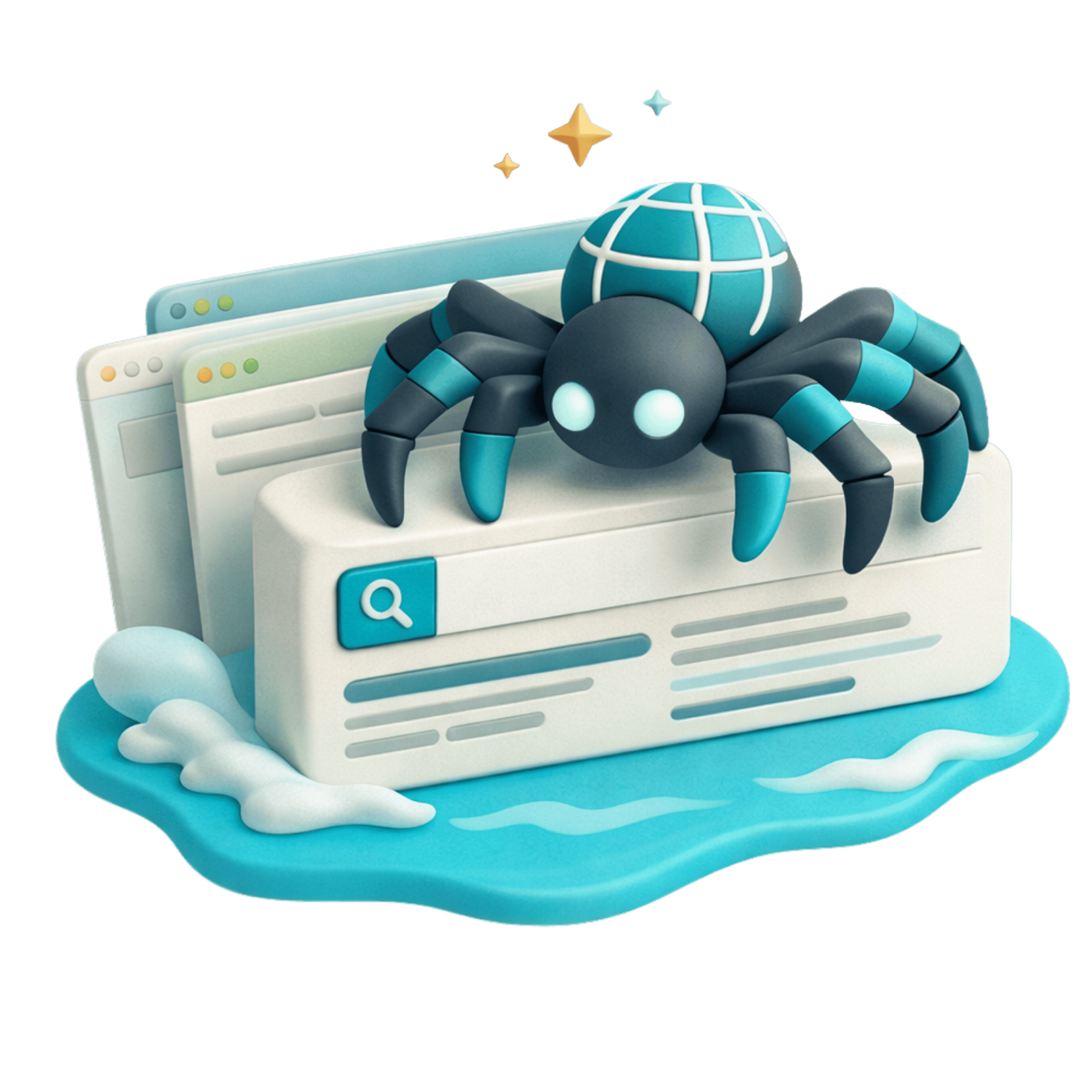 cropped-DeltaShore-Organics-4.png Digital security concept with spider, globe, and web browser icons.