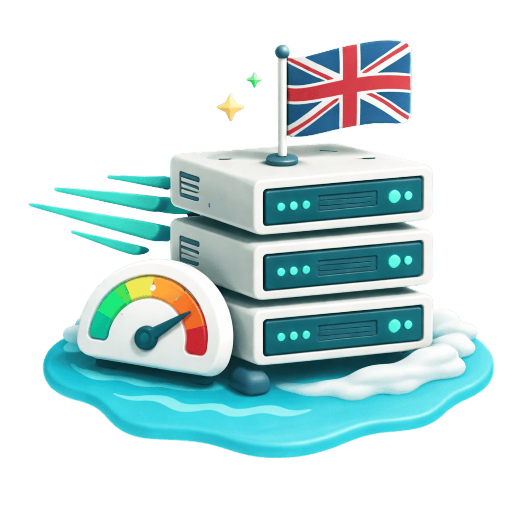 cropped-DeltaShore-Organics-5.png UK flag on server rack with speed gauge, representing reliable hosting.